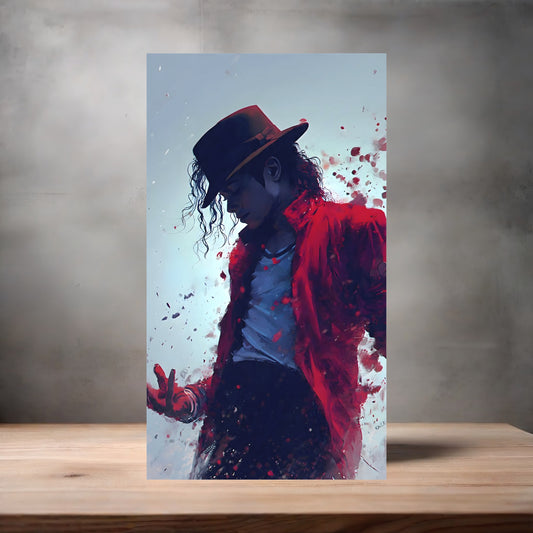 Michael Jackson the King of Pop metal poster. Multiple sizes available. F