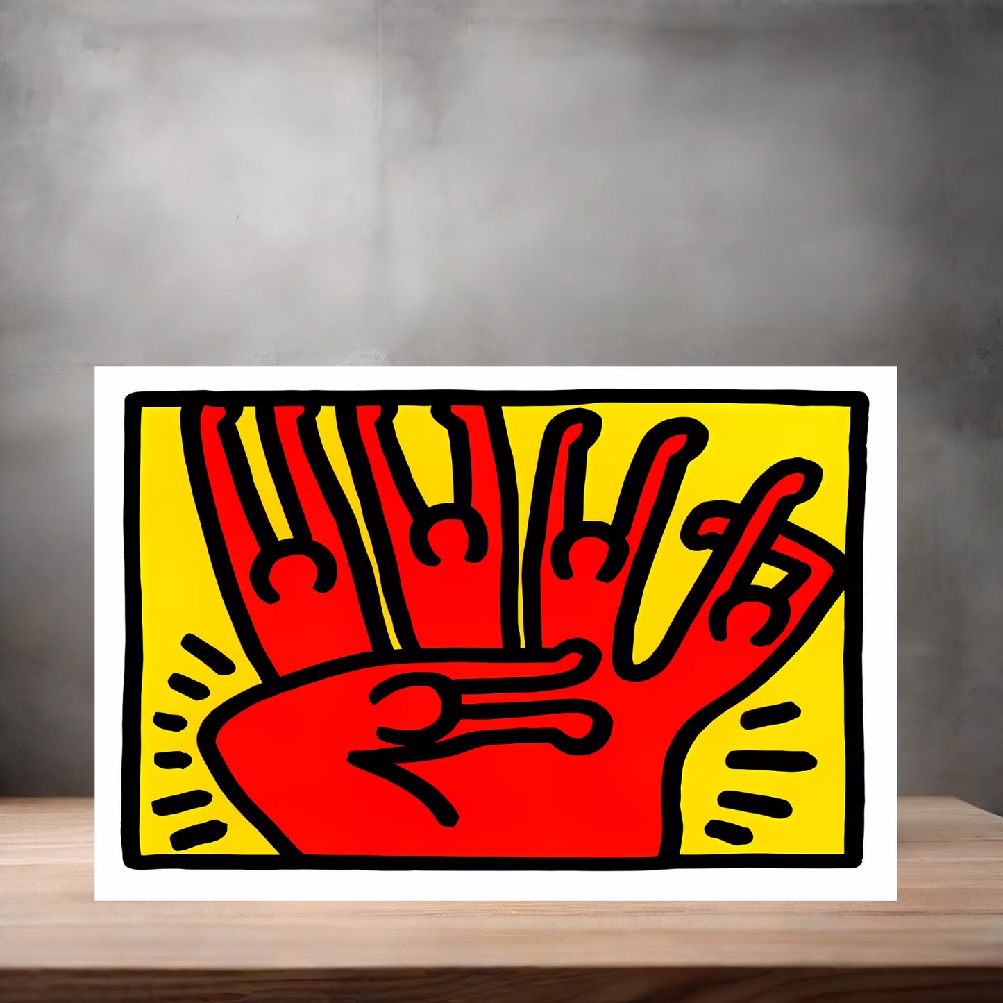 Keith Haring Pop Art metal poster. Multiple sizes available. Pop Shop VI