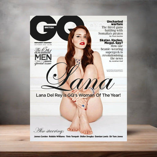 Lana Del Rey metal poster. Multiple sizes available. GQ V2