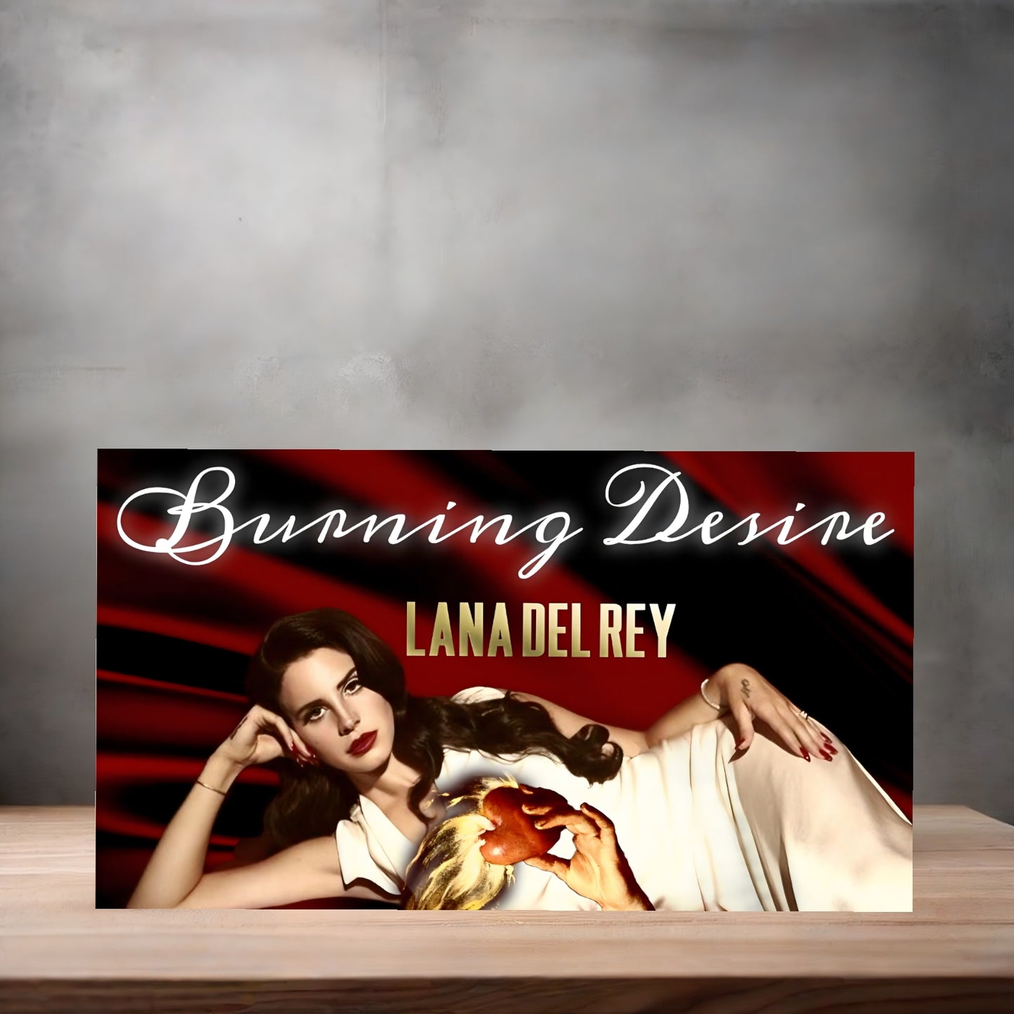 Lana Del Rey metal poster. Multiple sizes available. Burning Desire