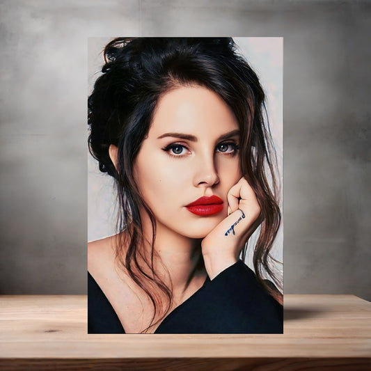 Lana Del Rey metal poster. Multiple sizes available. Sexy v2