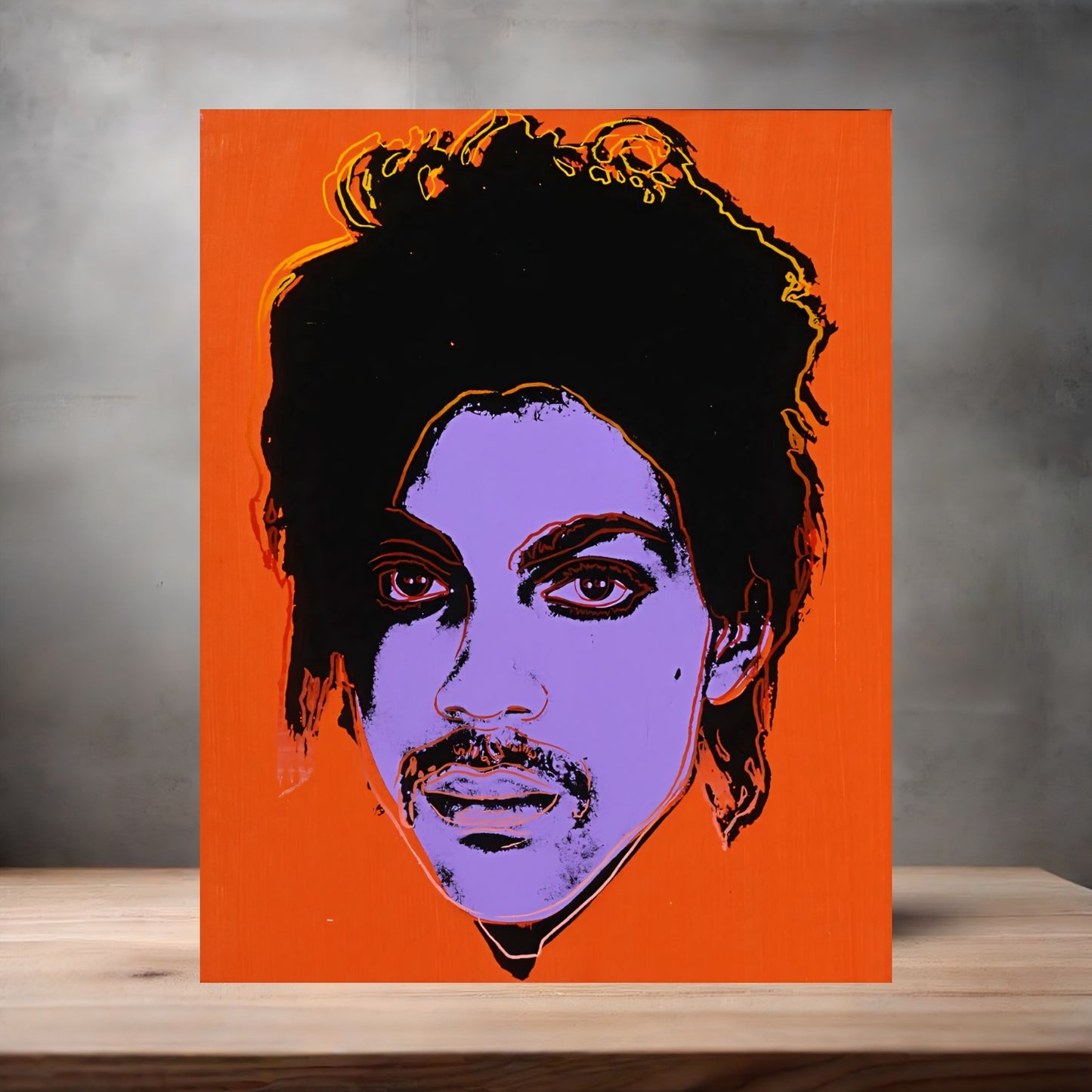 Andy Warhol Pop Art metal poster. Multiple sizes available. Prince