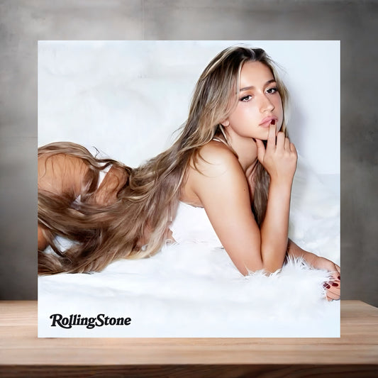 Sexy Tate McRae metal poster. Multiple sizes available. Rolling Stone v3