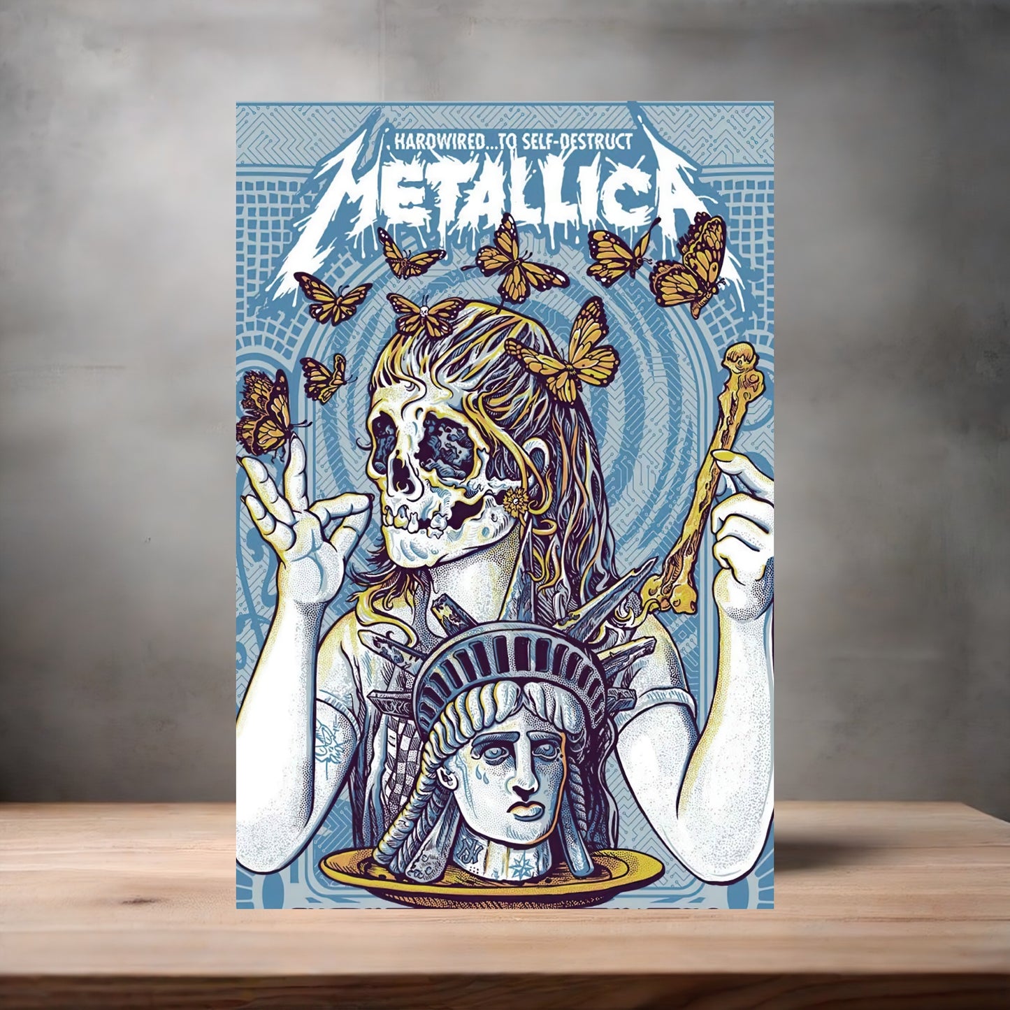Metallica Hardwired to Self-Destruct metal poster. Multiple sizes available.