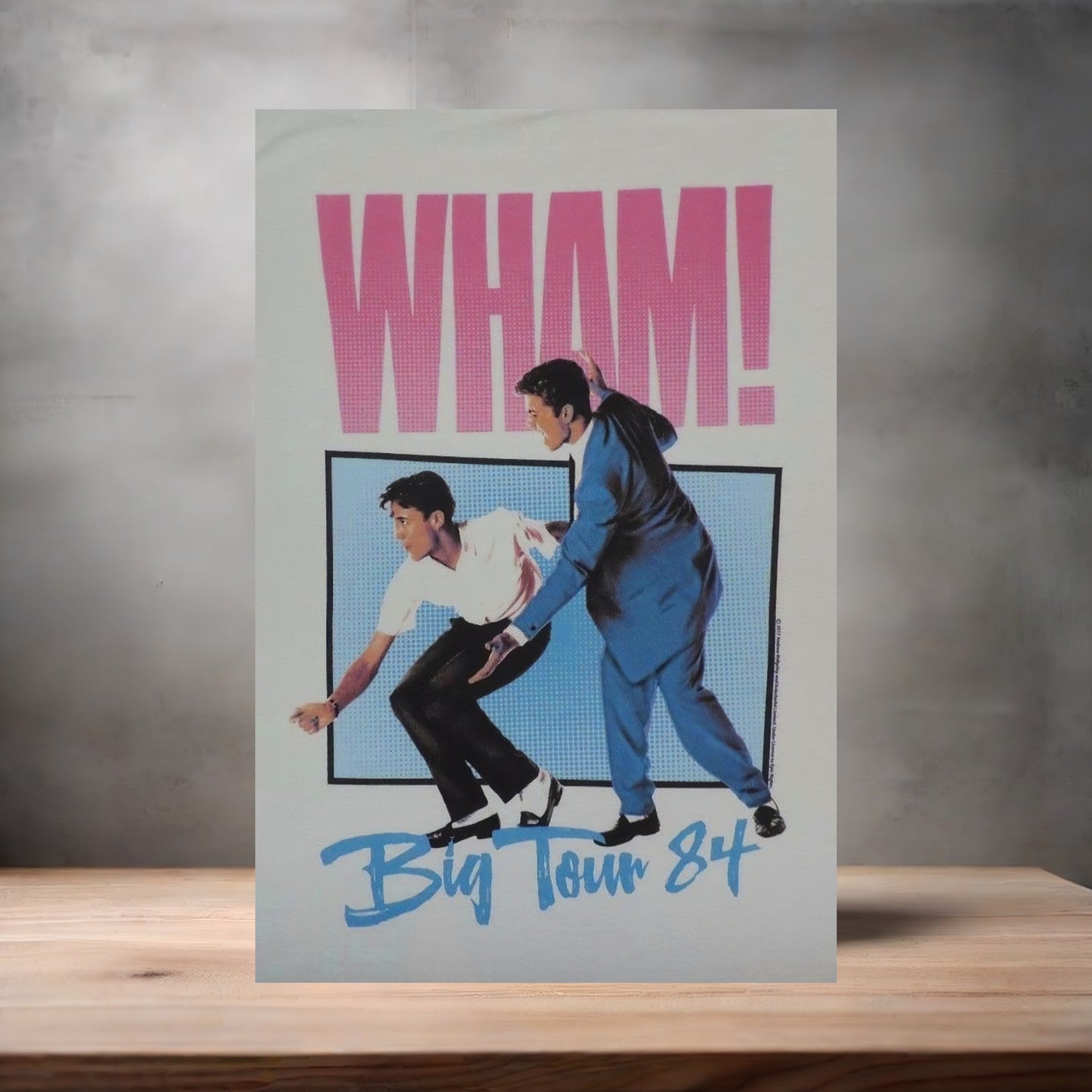 Wham Big Tour 84 metal poster. Multiple sizes available.