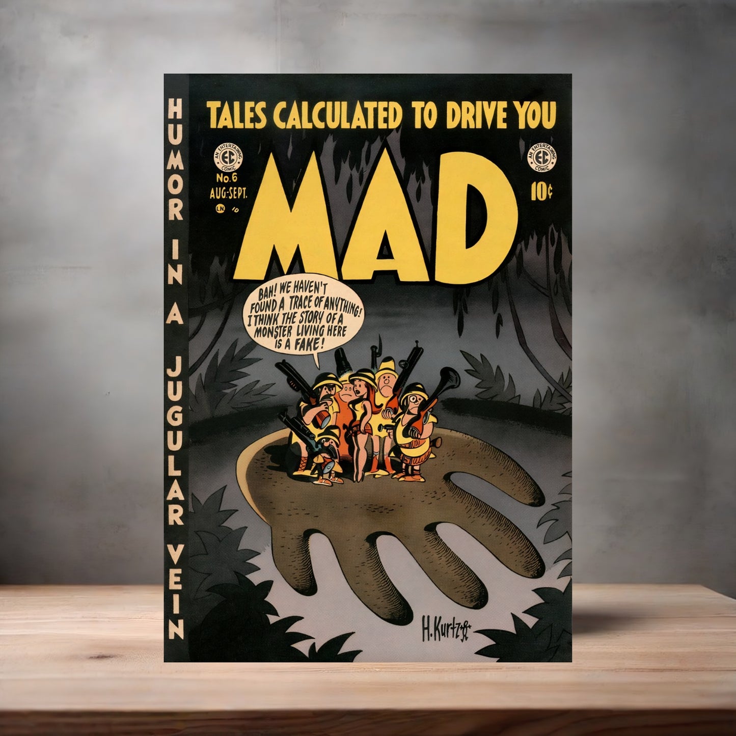 Mad Magazine cover metal poster. Multiple sizes available. Issue #6