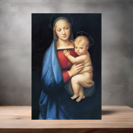 Museum Art on metal poster. Multiple sizes available. Raphael Madonna del Granduca