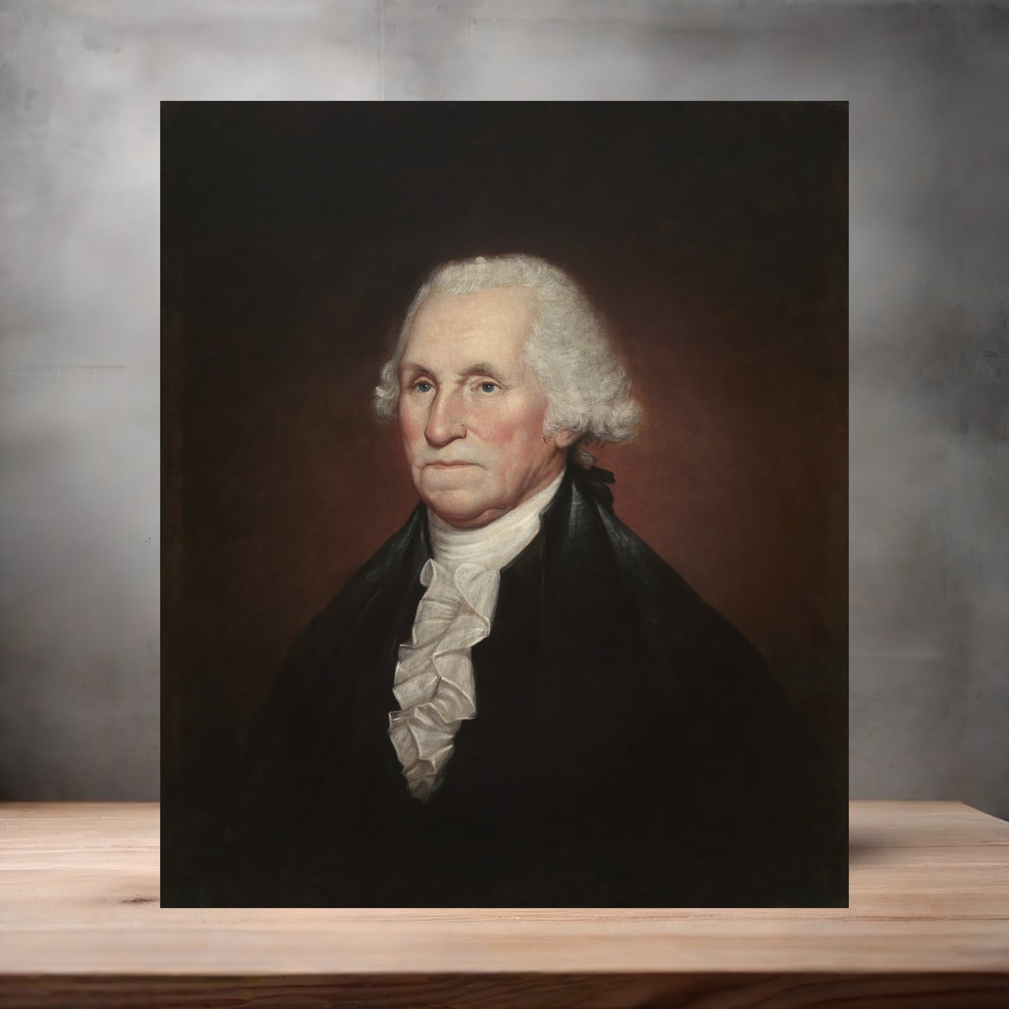 Museum Art on metal poster. Multiple sizes available. Rembrandt George Washington