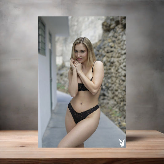 Playboy Playmate metal poster. Multiple sizes available. Nude. Weronika Wabia
