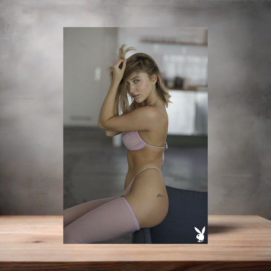 Playboy Playmate metal poster. Multiple sizes available. Nude. Weronika Wabia v4