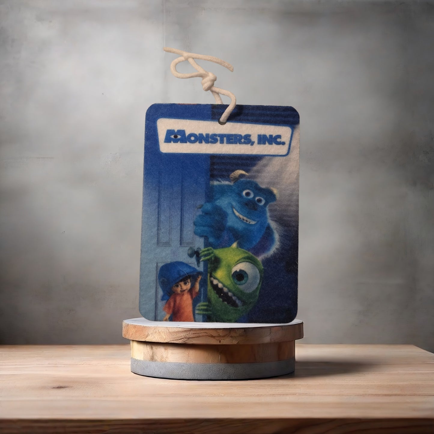 Monsters, Inc. movie poster car air freshener. Many scents to choose from