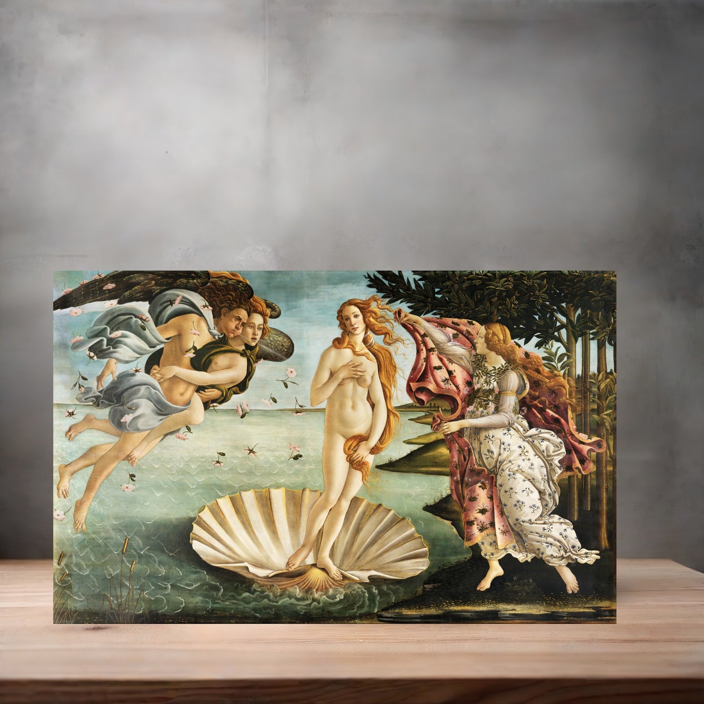 Museum Art on metal poster. Multiple sizes available. Sandro Botticelli the Birth of Venus