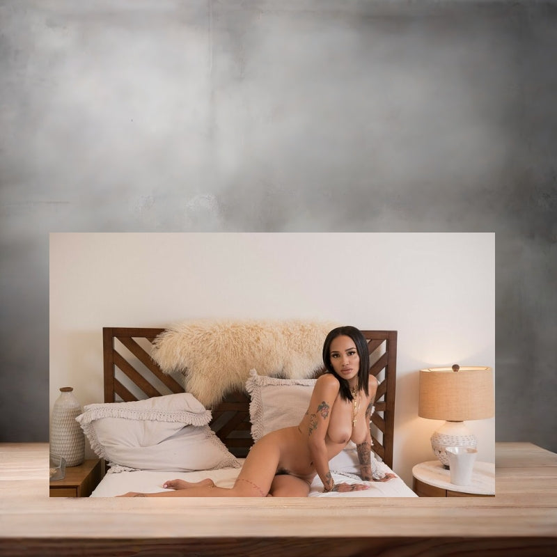 Playboy model Julie Kay metal posters. Multiple sizes and prints available