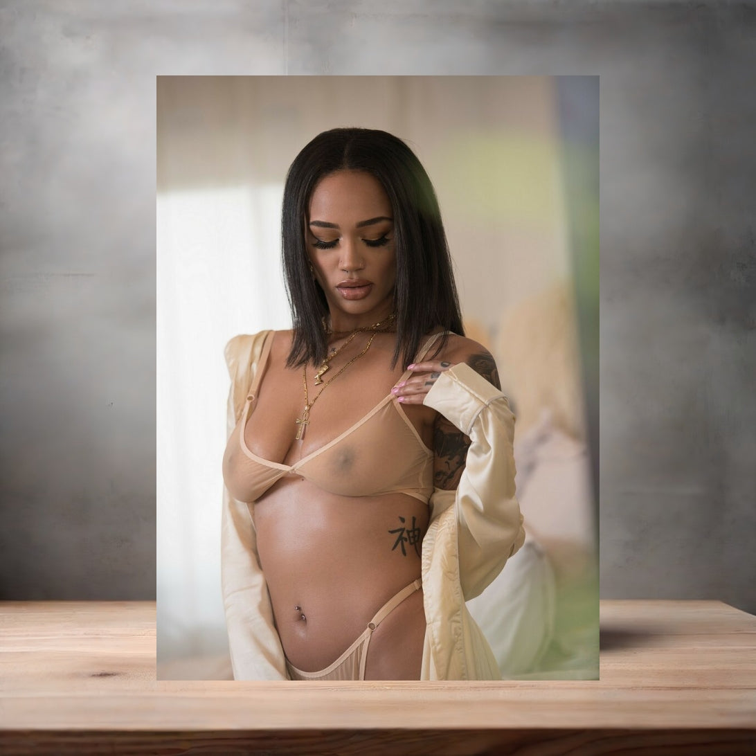 Playboy model Julie Kay metal posters. Multiple sizes and prints available