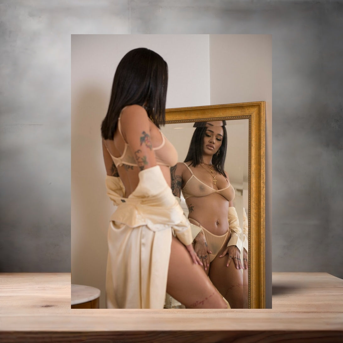Playboy model Julie Kay metal posters. Multiple sizes and prints available