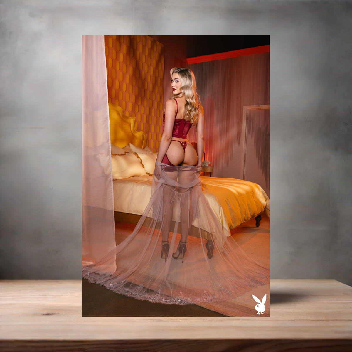 Playboy model Coco Star metal posters. Multiple sizes and prints available