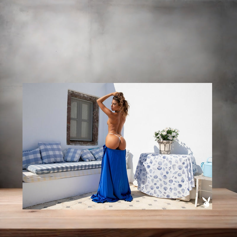 Playboy model Chiara Bianchino metal posters. Multiple sizes and prints available