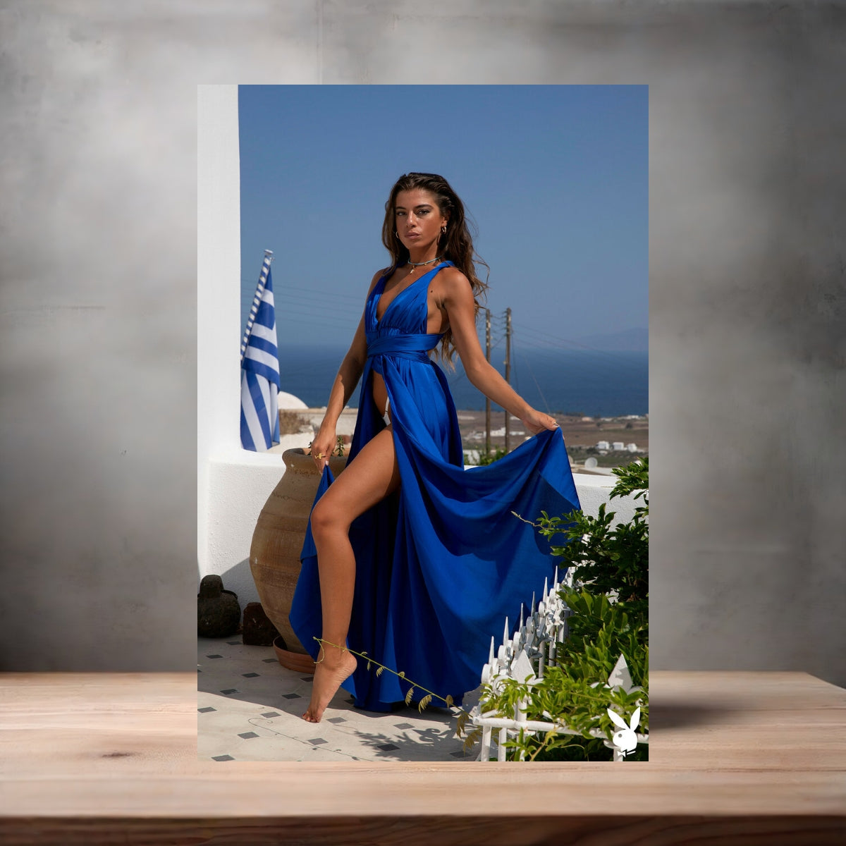 Playboy model Chiara Bianchino metal posters. Multiple sizes and prints available