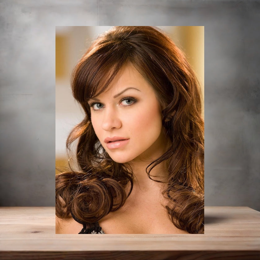 Playboy model Kamila Sulewska metal posters. Multiple sizes and prints available