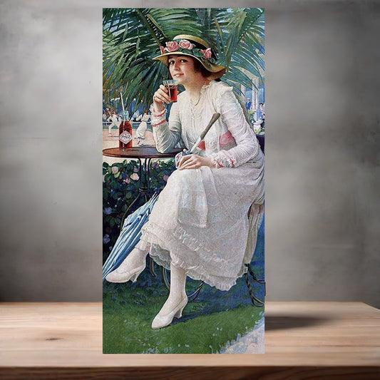 Vintage Coca-Cola ad poster metal poster. Multiple sizes available. BT