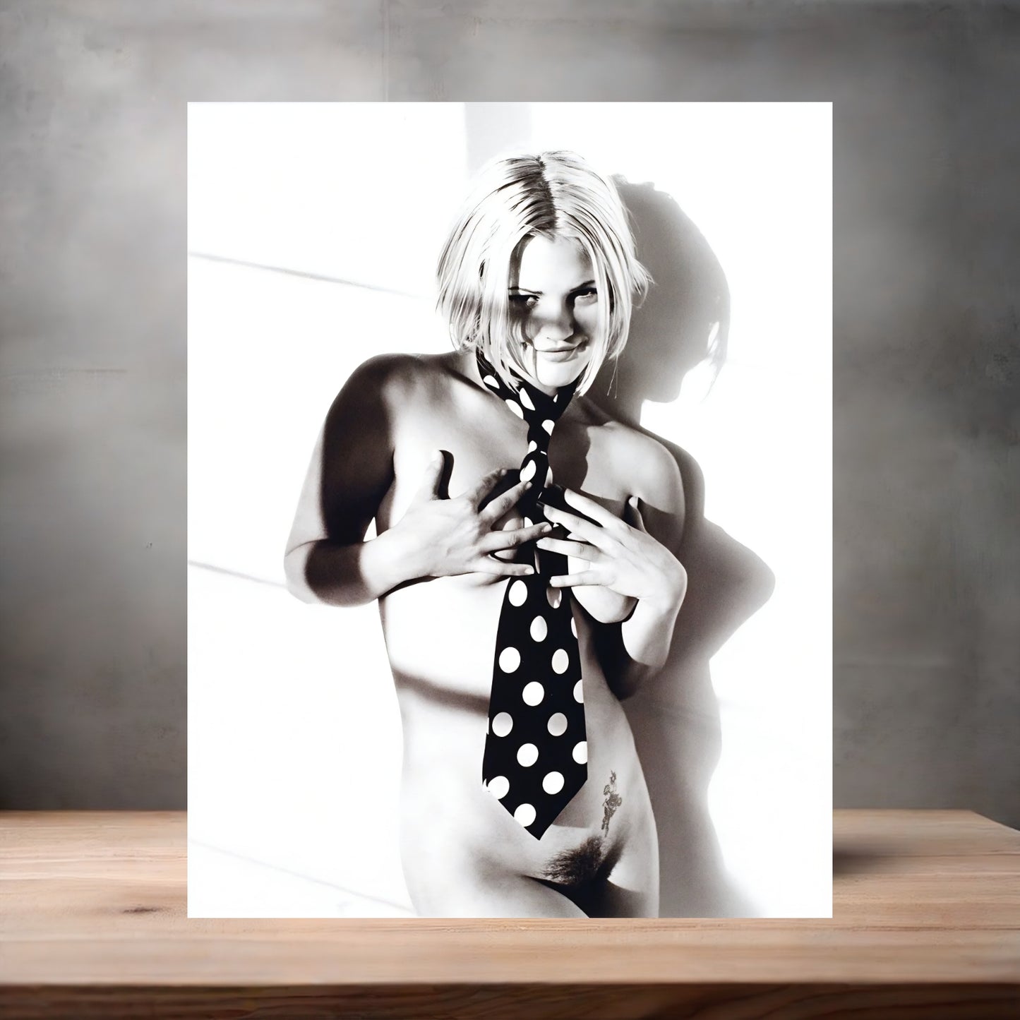 Drew Barrymore sexy metal posters. Multiple sizes and prints available. Nude