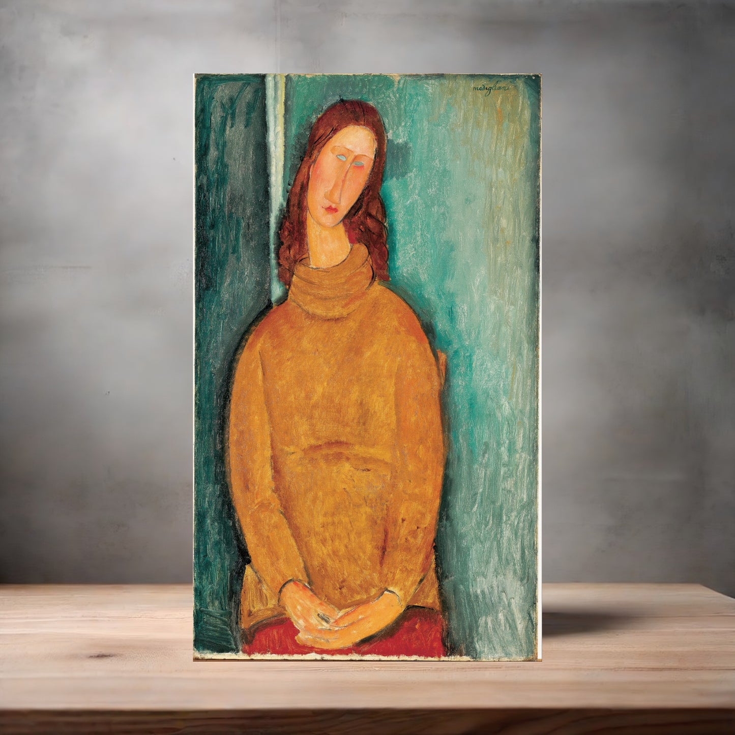 Amedeo Modigliani metal art posters. Multiple sizes and prints available