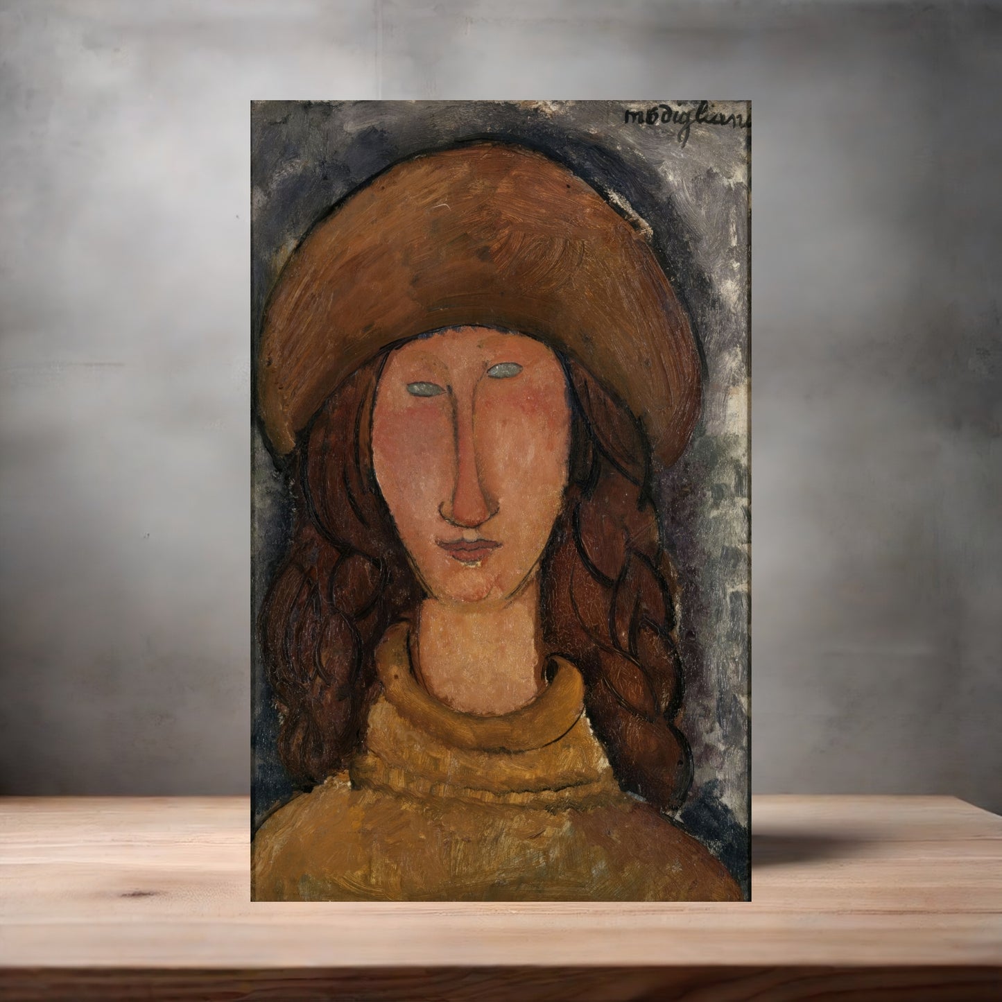 Amedeo Modigliani metal art posters. Multiple sizes and prints available