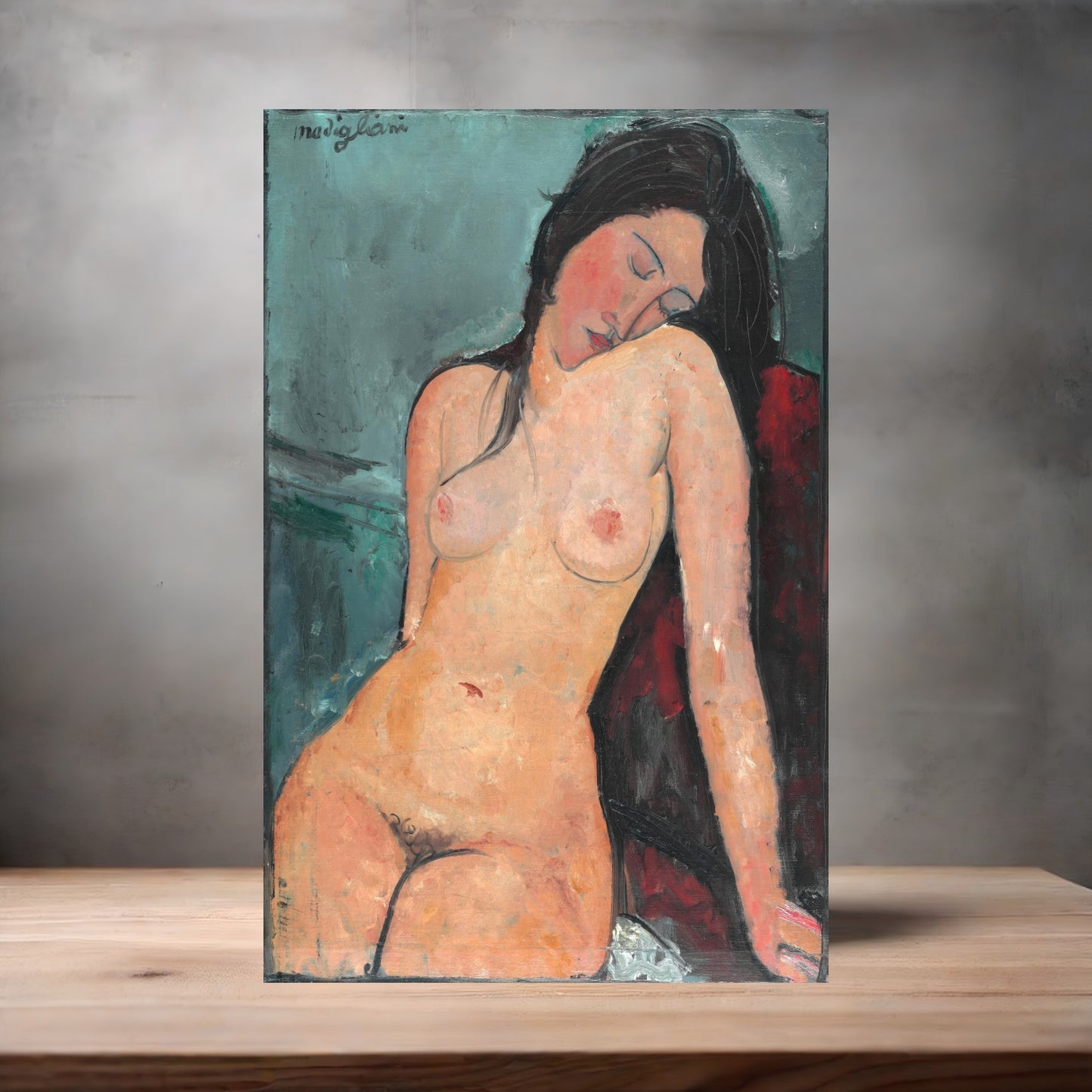 Amedeo Modigliani metal art posters. Multiple sizes and prints available