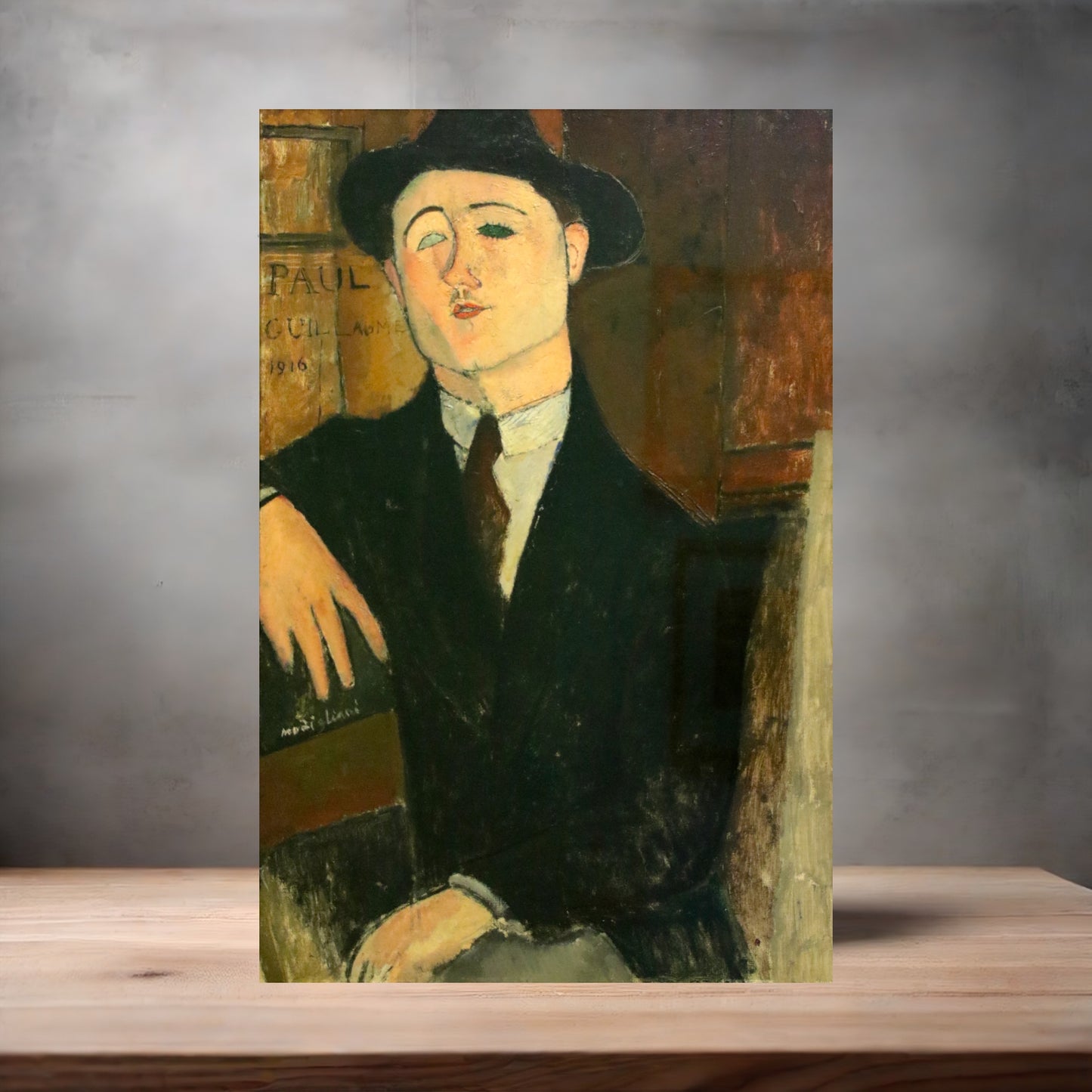 Amedeo Modigliani metal art posters. Multiple sizes and prints available