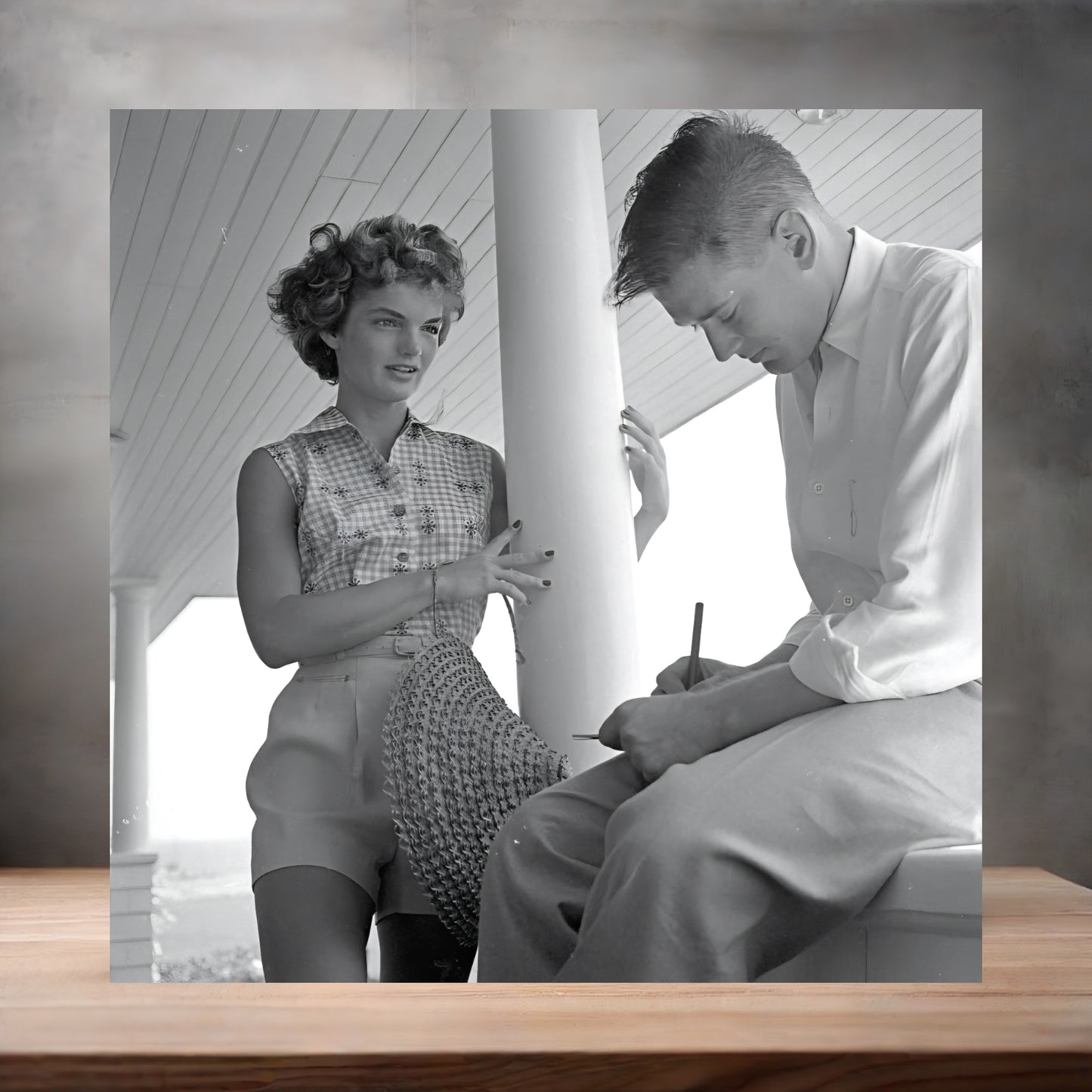Jackie and John F. Kennedy metal posters. Multiple sizes and photos