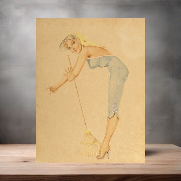 Alberto Vargas sexy pinup metal posters. Multiple sizes and photos. Playboy