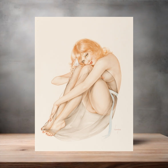 Alberto Vargas sexy pinup metal posters. Multiple sizes and photos. Playboy