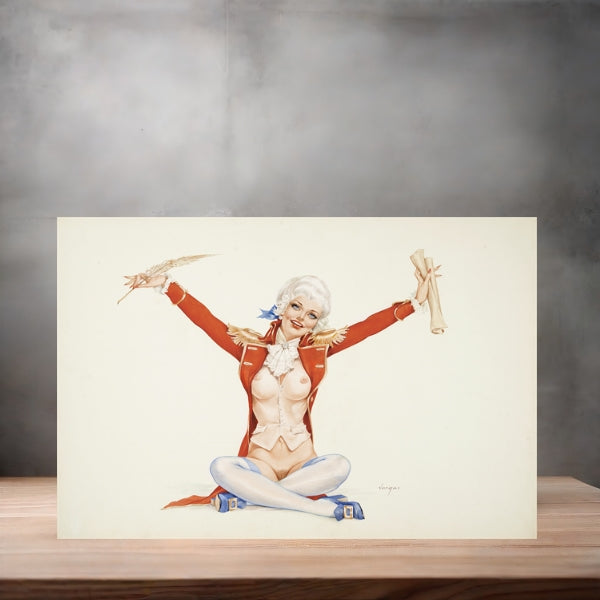 Alberto Vargas sexy pinup metal posters. Multiple sizes and photos. Playboy