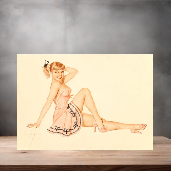 Alberto Vargas sexy pinup metal posters. Multiple sizes and photos. Playboy