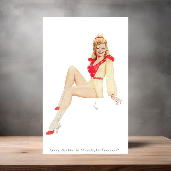 Alberto Vargas sexy pinup metal posters. Multiple sizes and photos. Playboy