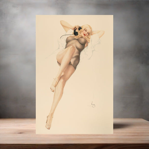 Alberto Vargas sexy pinup metal posters. Multiple sizes and photos. Playboy v2