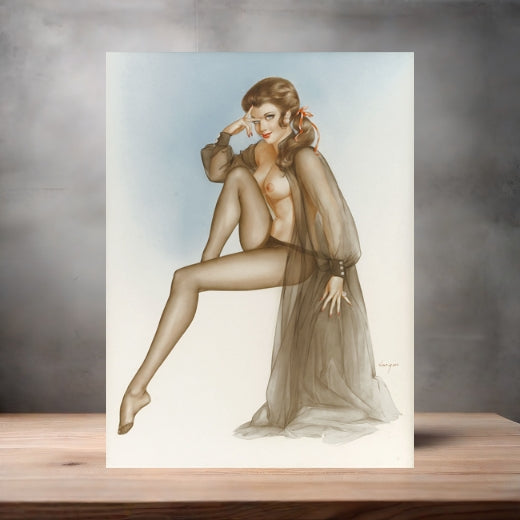 Alberto Vargas sexy pinup metal posters. Multiple sizes and photos. Playboy v2