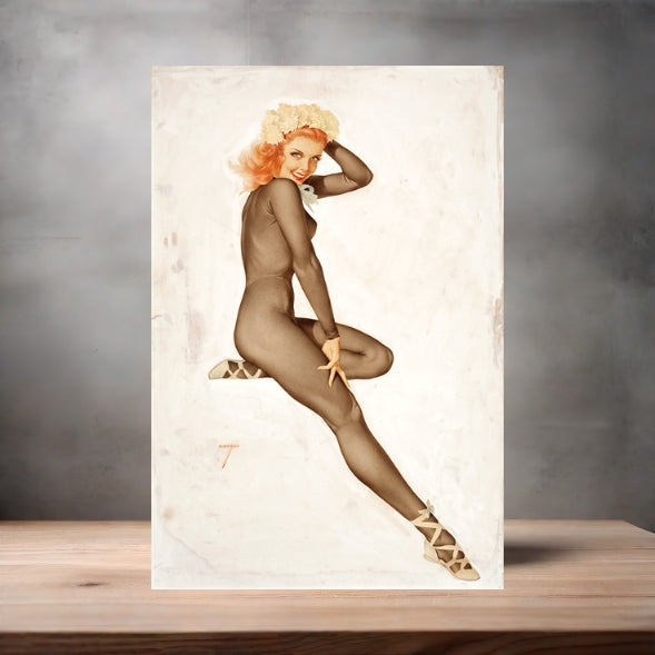 Alberto Vargas sexy pinup metal posters. Multiple sizes and photos. Playboy v2