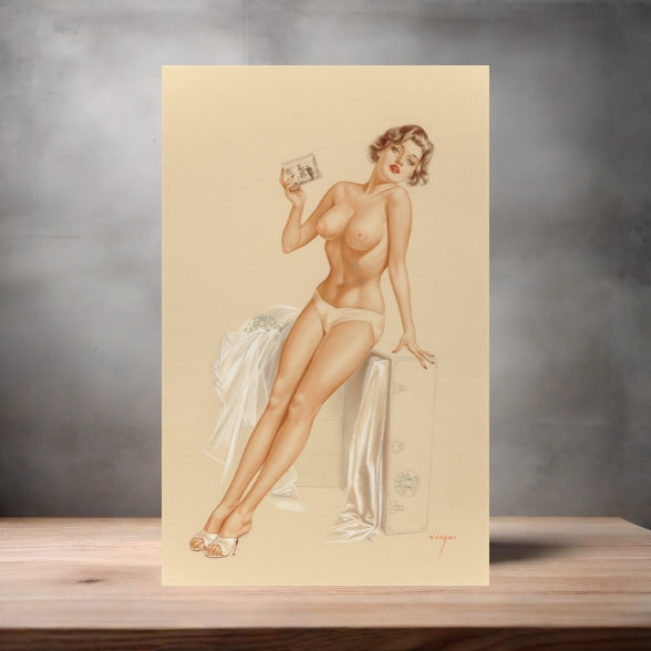 Alberto Vargas sexy pinup metal posters. Multiple sizes and photos. Playboy v2