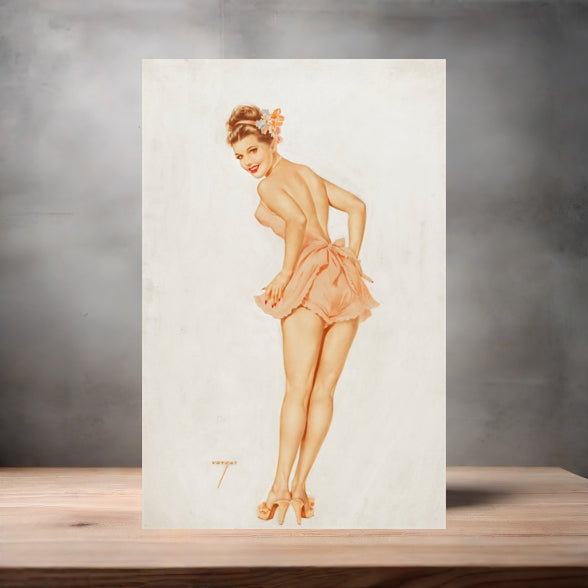 Alberto Vargas sexy pinup metal posters. Multiple sizes and photos. Playboy v4