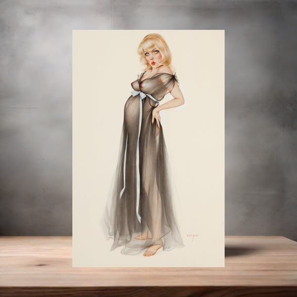 Alberto Vargas sexy pinup metal posters. Multiple sizes and photos. Playboy v4