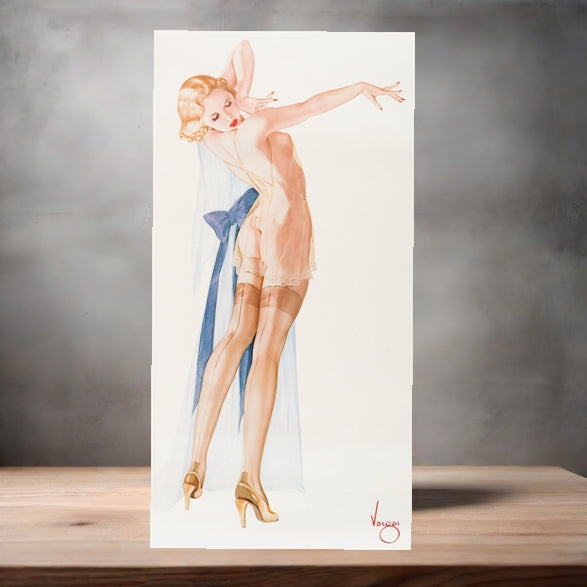Alberto Vargas sexy pinup metal posters. Multiple sizes and photos. Playboy v4