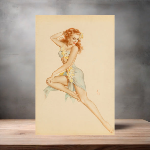 Alberto Vargas sexy pinup metal posters. Multiple sizes and photos. Playboy v4