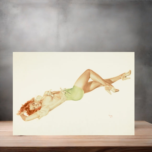Alberto Vargas sexy pinup metal posters. Multiple sizes and photos. Playboy v4