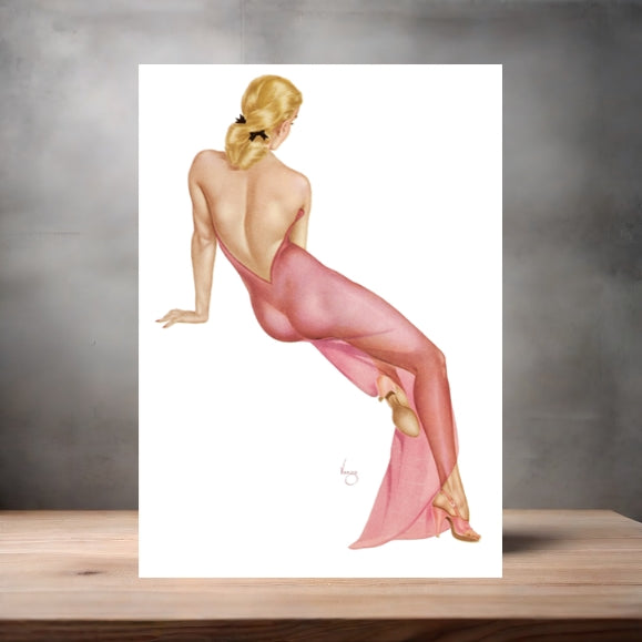 Alberto Vargas sexy pinup metal posters. Multiple sizes and photos. Playboy v4