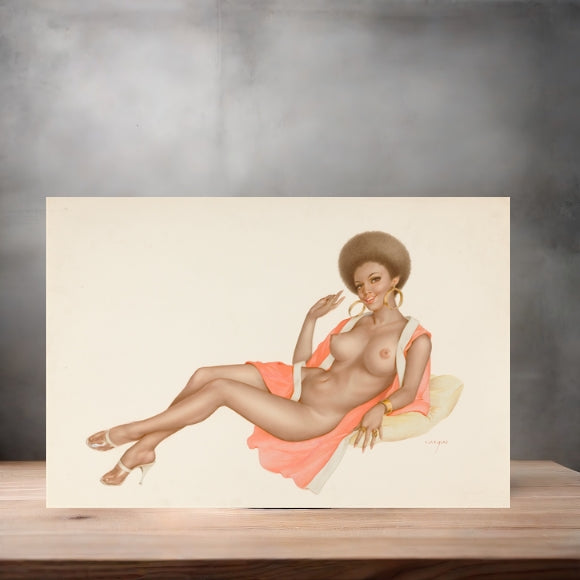 Alberto Vargas sexy pinup metal posters. Multiple sizes and photos. Playboy v4