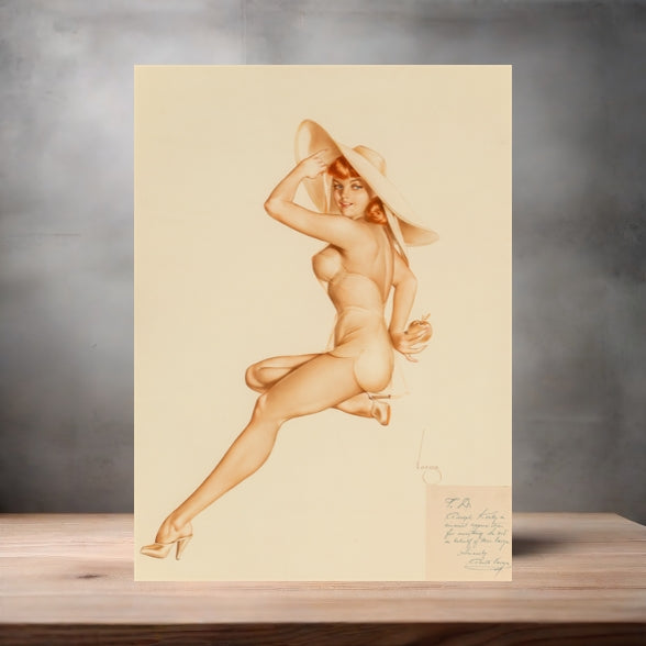 Alberto Vargas sexy pinup metal posters. Multiple sizes and photos. Playboy v4
