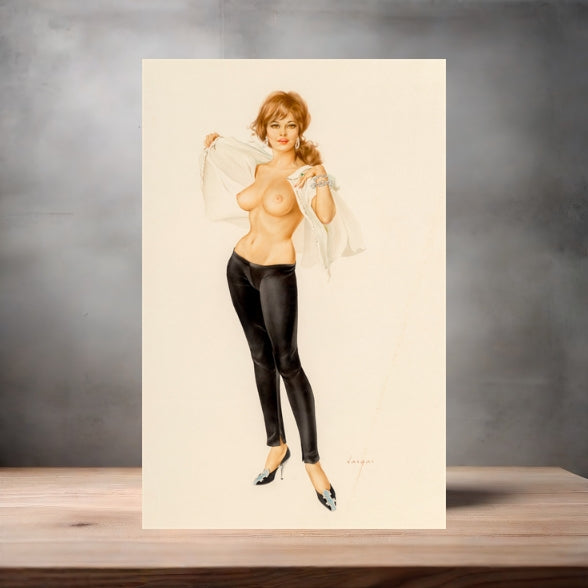 Alberto Vargas sexy pinup metal posters. Multiple sizes and photos. Playboy v4