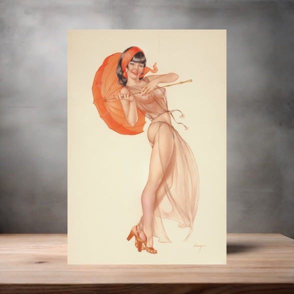 Alberto Vargas sexy pinup metal posters. Multiple sizes and photos. Playboy v3