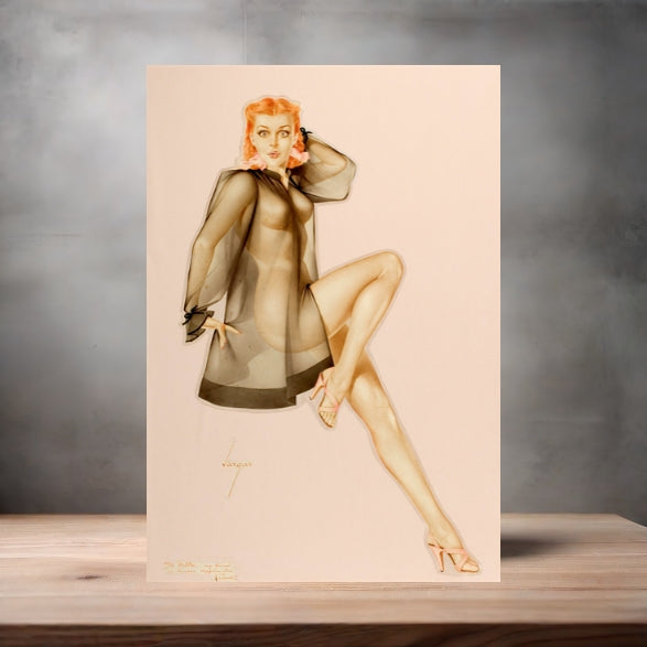 Alberto Vargas sexy pinup metal posters. Multiple sizes and photos. Playboy v3